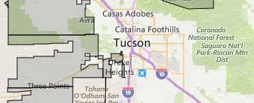 Screenshot of the Trico Electric Cooperative outage map